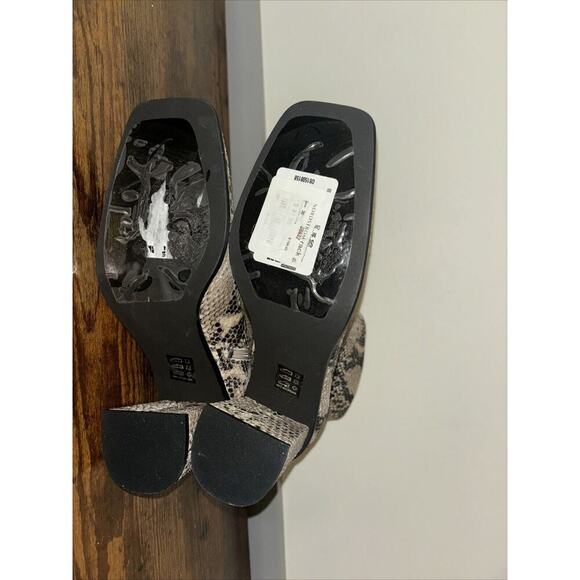 NWT Free People Boots Sz 8 W Eu 38 Snakeskin Boots Unique One Of A Kind Expensiv - Picture 6 of 6